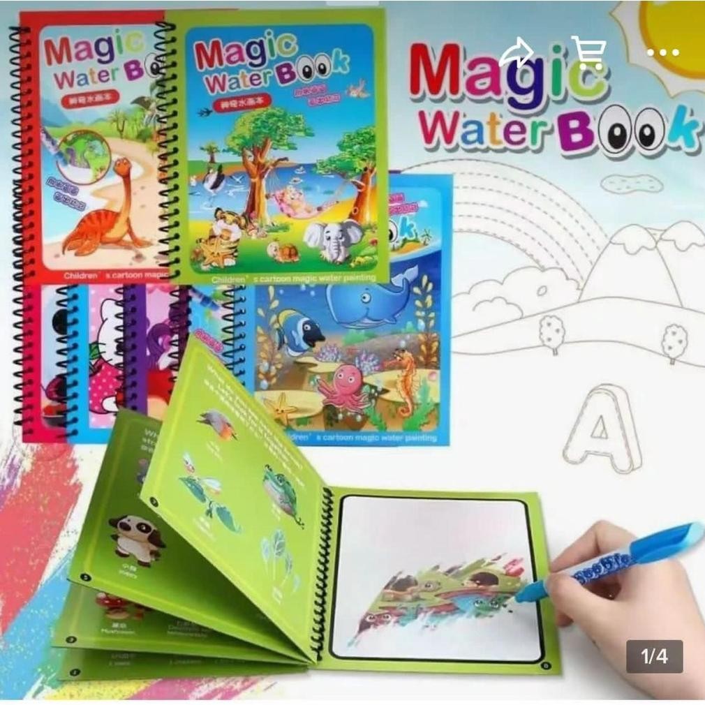 

Murah Meriah Yl-24 Buku Gambar - Buku Lukisan Anak / Magic Water Book /Buku Mewarnai - Buku Stiker