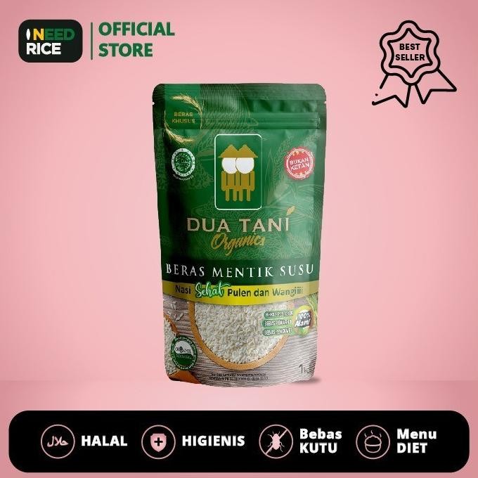 

Beras Organik Mentik Susu Wangi Dua Tani 1kg
