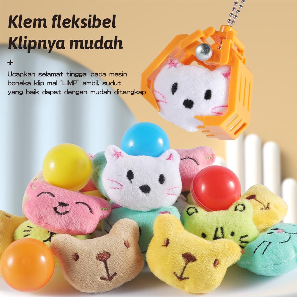 Wetech Mainan Claw Machine Toy Mesin Capit Mini Mainan Mainan Mesin Capit Boneka Dengan Musik Dan La
