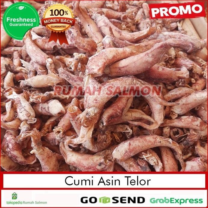 

Terlaris Ikan Asin Cumi Telor Super - Ikan Asin Cumi Premium 500 Gram (Kering)