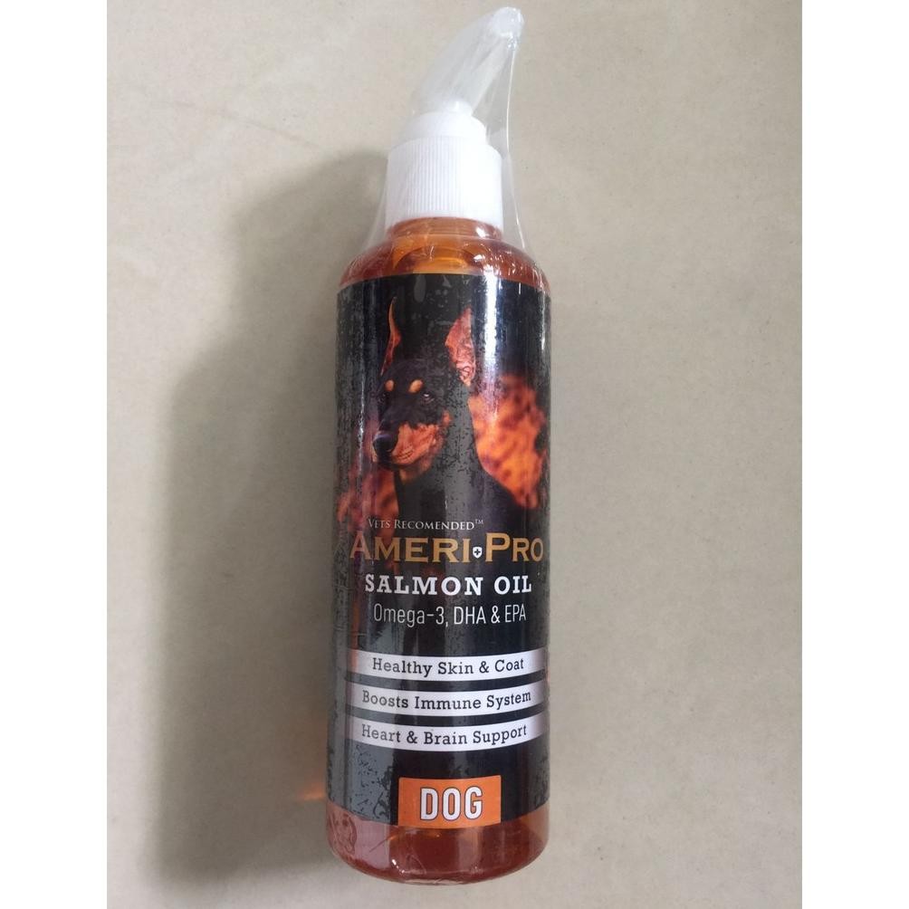 Vitamin Bulu AmeriPro Salmon Oil Dog 250ml Ameri Pro Daya Tahan Tubuh