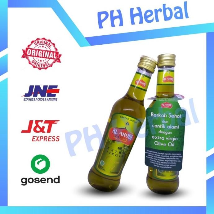 

Baru Minyak Zaitun Al Arobi 285 ML Extra Virgin Oil Herbal Kolesterol