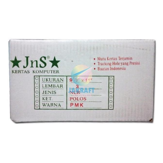 

TERBARU - (1 Box) Kertas Komputer Continuous Form Paper A4 3 Ply K3 9.5" x 11" atau A5 3 Ply Bagi 2 K3/2 9.5" x 11"/2 HVS & NCR