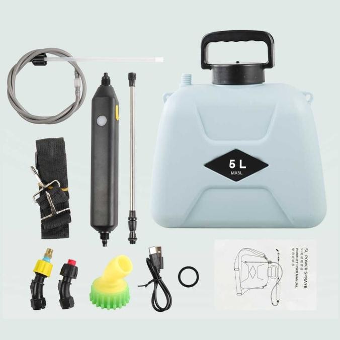 Semprotan Elektrik 5 Liter Baterai Mx5L Semprot Hama Semprotan Burung New Stok