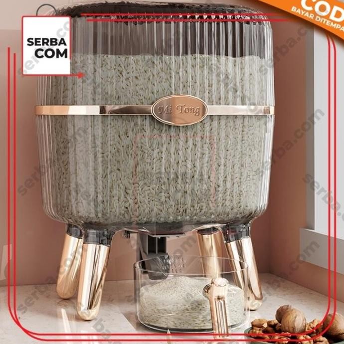 

Terlaris ~Harga Special~ Dispenser Beras 12Kg / Kotak Penyimpanan Makanan Beras Kacang Tepung / Tempat Beras Estetik Buruan Sebelum Kehabisan