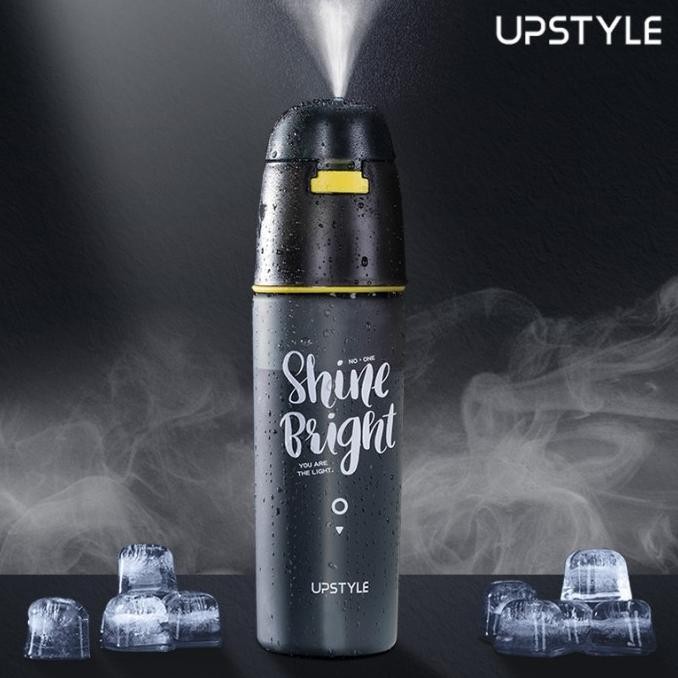 BOTOL AIR MINUM 600 ML SPRAY UPSTYLE SPORT WATER BOTTLE FROSTED