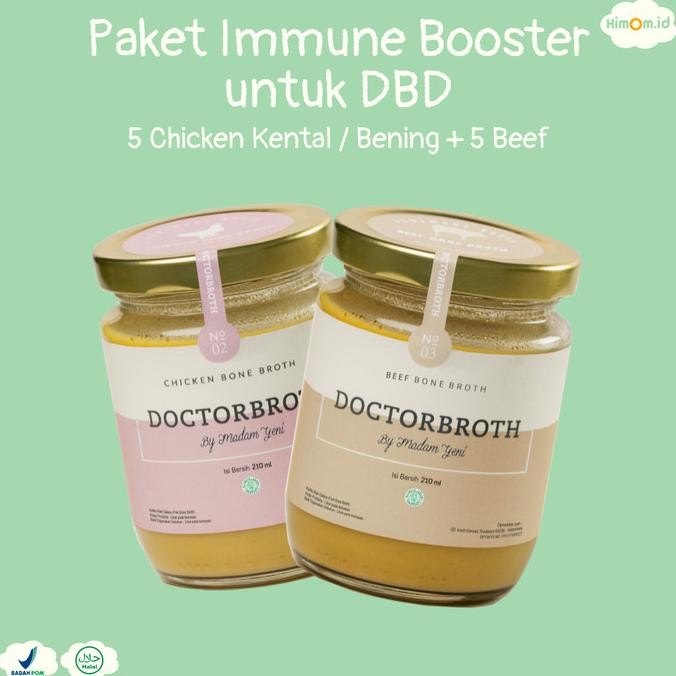 

Terbaru Paket Immune Booster DBD 10 jar Doctor Broth - Bone Broth