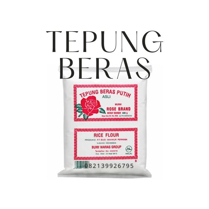 

Terlaris Tepung Beras Putih Rose Brand - 1 Pcs (500 Gram)