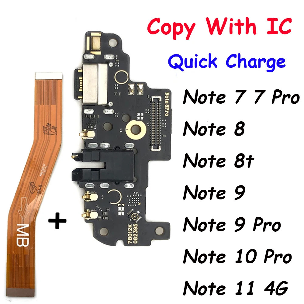 

Untuk Xiaomi Redmi Note 7 8 8T 9 9S 10 10S 12 Pro 4G 5G konektor Pengisi daya dok Motherboard port p