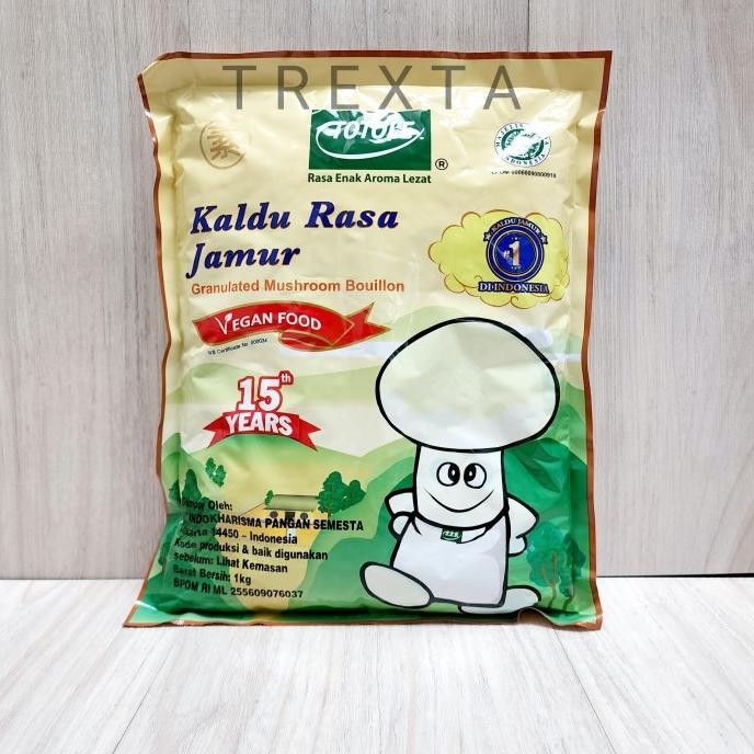 

Terbaru Totole Kaldu Jamur / Mushroom Seasoning Vegan 1 KG