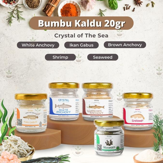 

Terbaru Crystal of the Sea Food Powder Bubuk Ikan Teri MPASI 20gr
