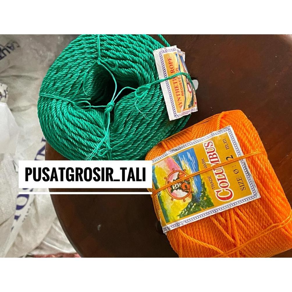 

gh-6 ed-76 Tali Tambang 2mm / Tali Tambang Kecil 2 Mm HITAM Colombus BAGUS +/- 250 Gram Hemat Sale