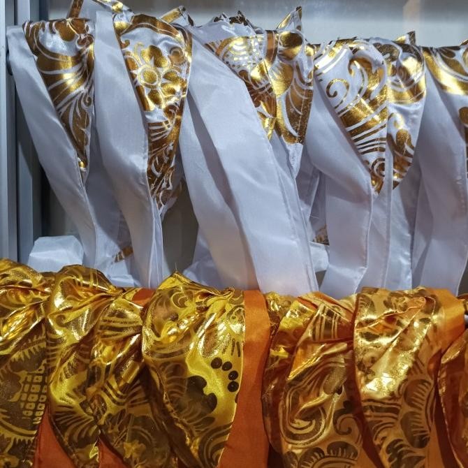 siap kirim] Destar Udeng togog parade emas