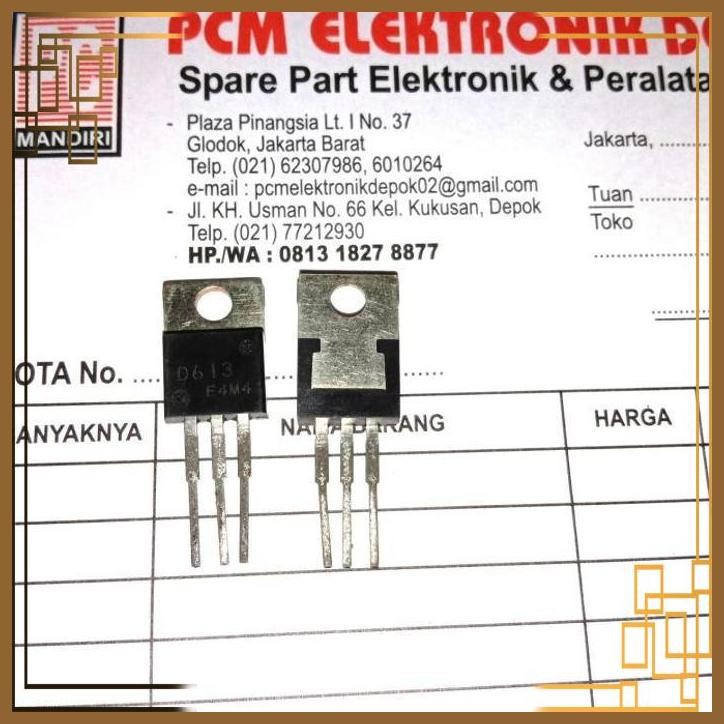 [PCM] D613 2SD613 D 613 2SD 2 SD TR ORIGINAL TRANSISTOR TO220 TO-220