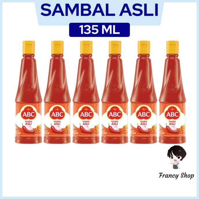 

Paket Murah Saus Sambal ABC Sambal Asli 135 ml x 6 Pcs