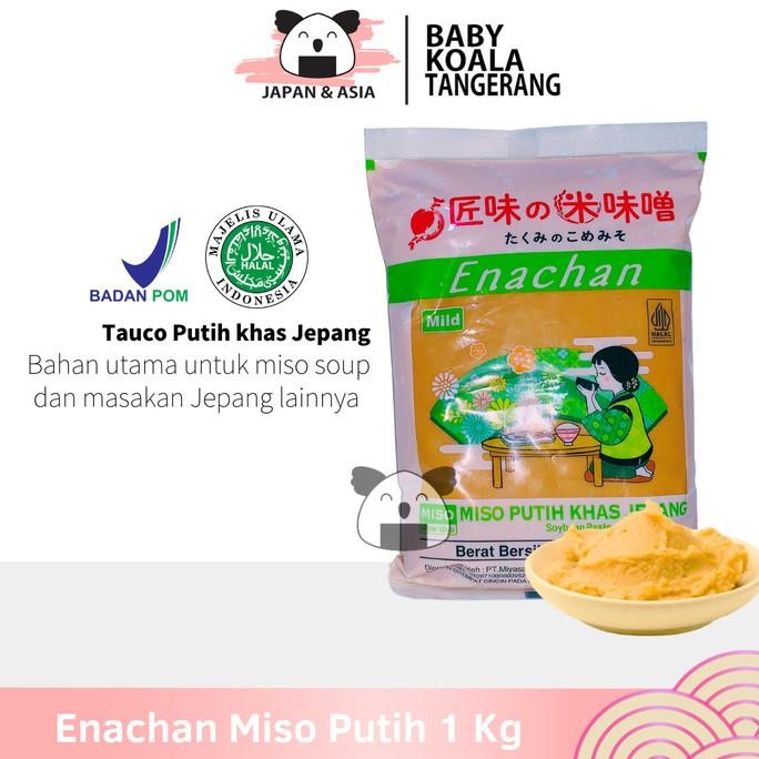 

Terbaru ENACHAN Pasta Miso Putih 1 Kg HalalTauco Ala Jepang untuk Sup Miso