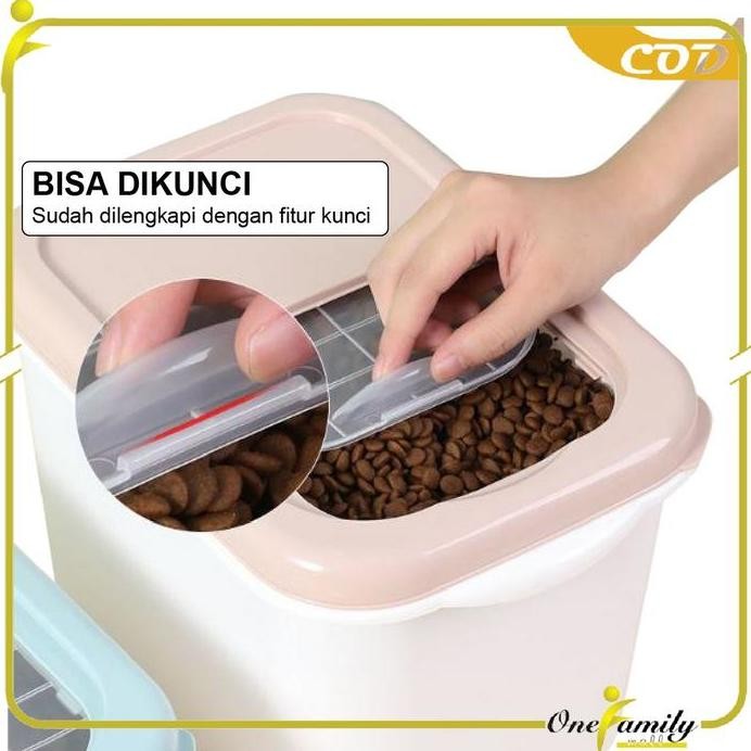 

Terlaris [Cod] Ofm C719 Kotak Penyimpanan Makanan Dengan Cangkir Tempat Beras Tepung Serbaguna Bisa Didorong Ada Roda