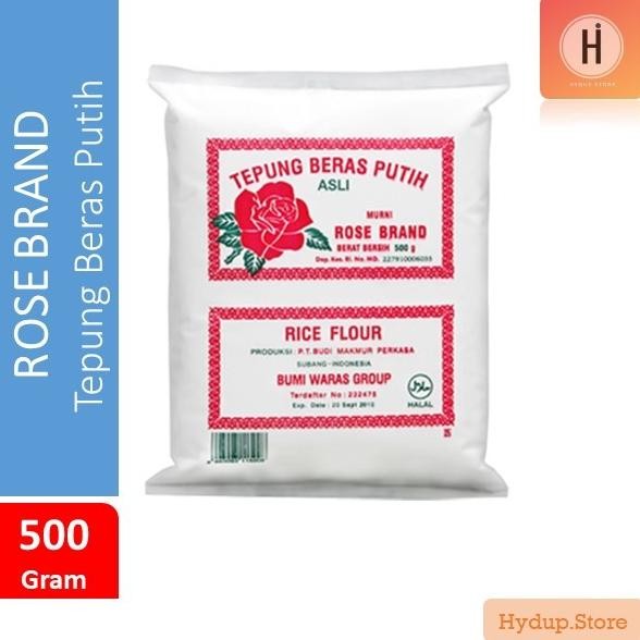 

Terlaris Tepung Beras Putih Rose Brand 500 Gram
