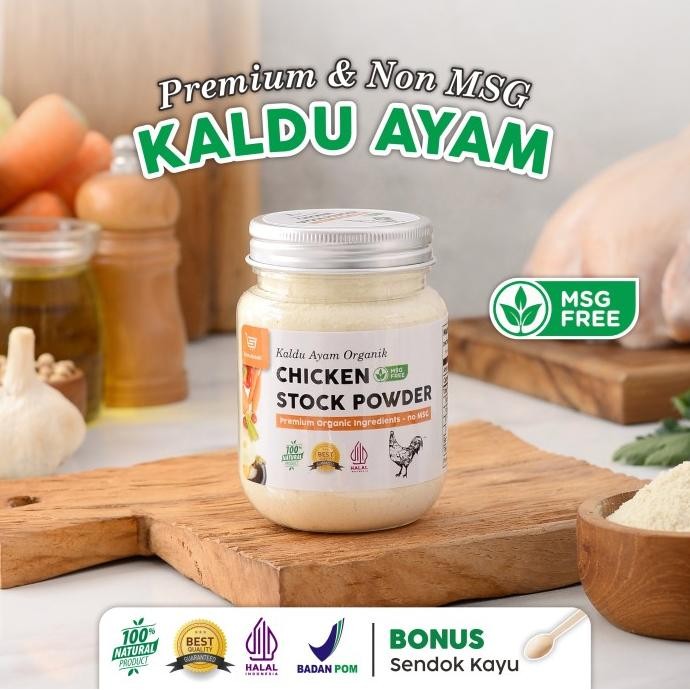 

Terbaru Kaldu AyamvNon MSG Bubuk Organik Bumbu Penyedap Rasa Ayam Organic Chicken Stock