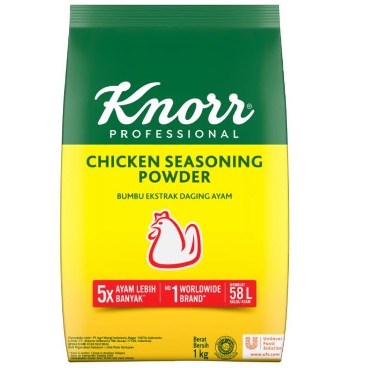 

Terbaru KNORR CHICKEN SEASONING POWDER 1 KG BUMBU RASA KALDU AYAM KNOR