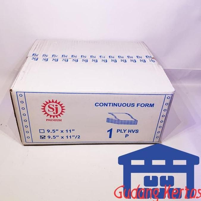 

NEW CONTINUOUS FORM 9.5 X 11/2 1PLY SJ PREMIUM PRS - BAGI 2