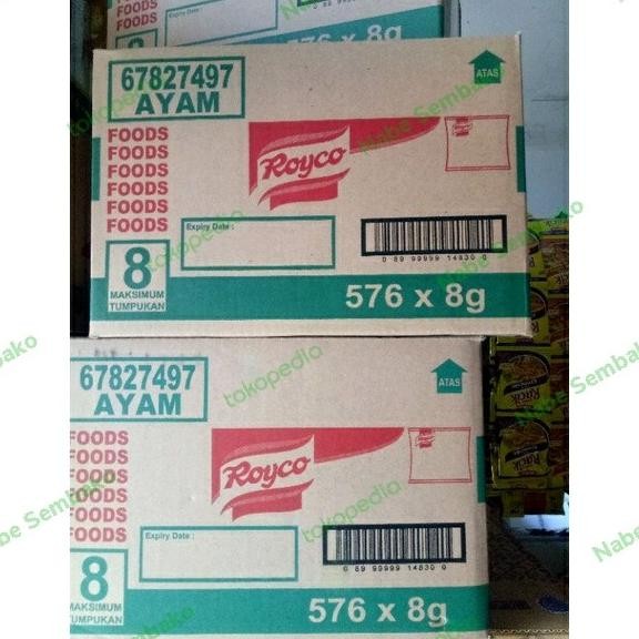

Terbaru Royco Ayam Sachet 9gr per dus