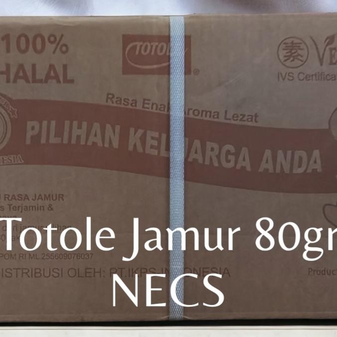 

Terbaru totole kaldu jamur 80 gram 1 karton
