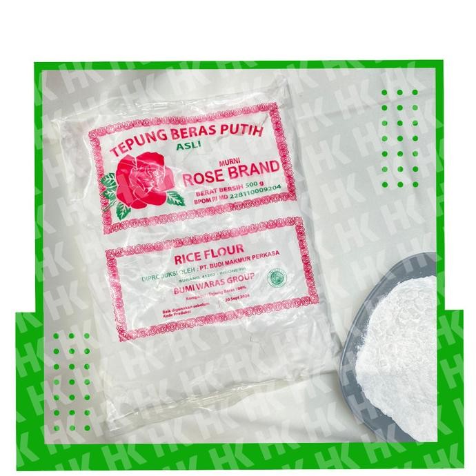 

Terlaris Tepung Mawar Beras (Tmb) Rose Brand 500 Gram
