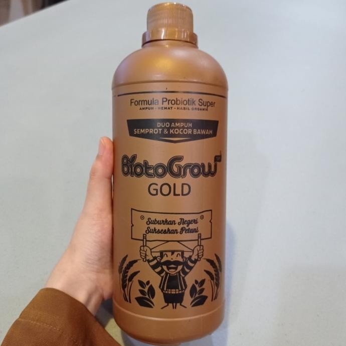 

Terlaris Biotogrow Gold Semprot & Kocor Bawah 1000Ml Pupuk Organik Probiotik