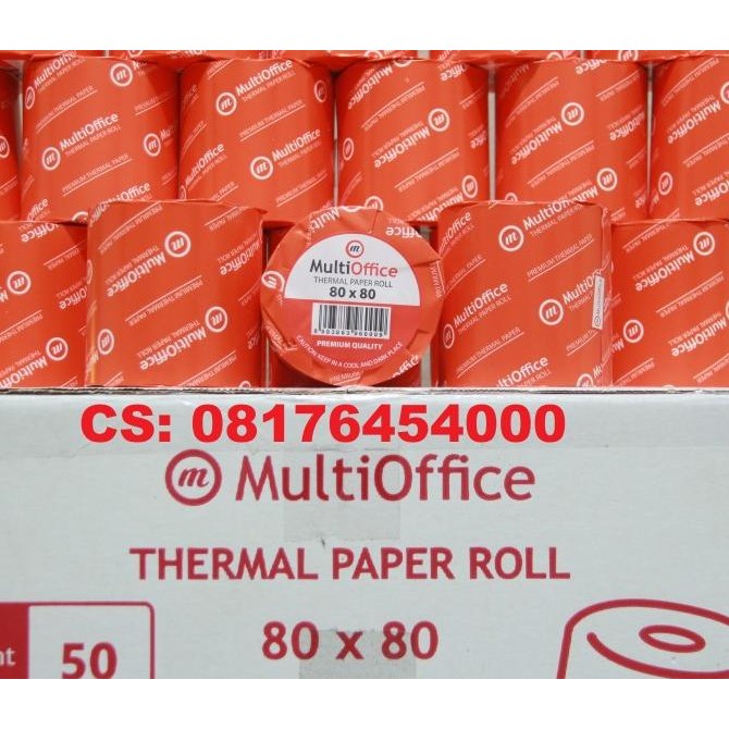 

TERLARIS - Jual kertas thermal 80x80 kertas roll parkir