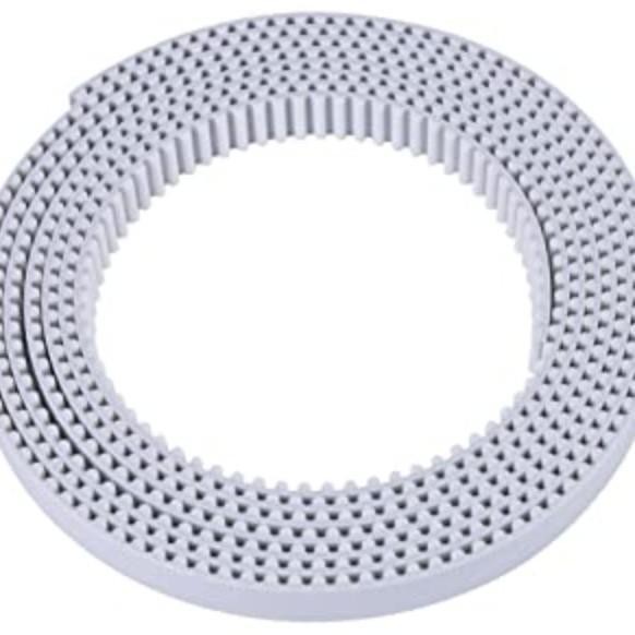 Belt 6mm timing white PU gt2 2gt polyurethane steel core open / meter