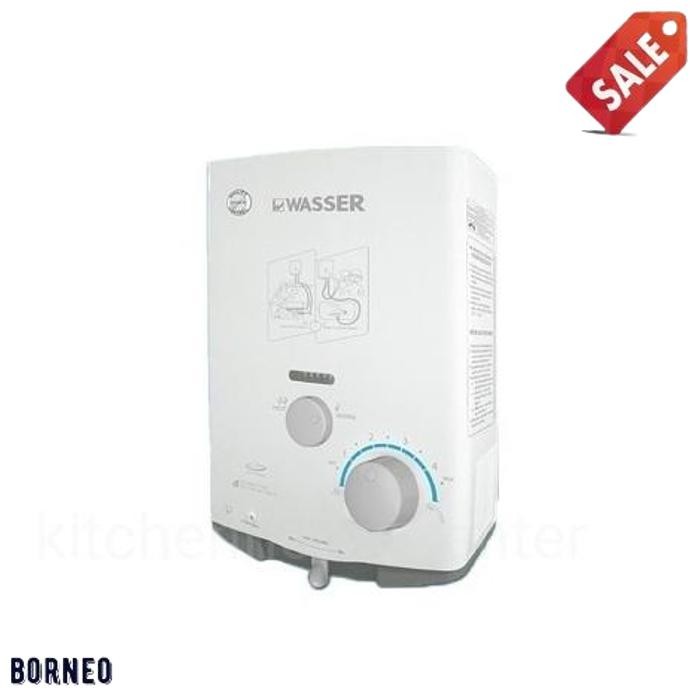 BARU WASSER GAS WH 506 A LNG ( GAS ALAM ) WATER HEATER GAS ALAM
