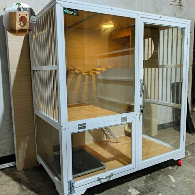 TERBARU - kandang kucing tingkat cat room