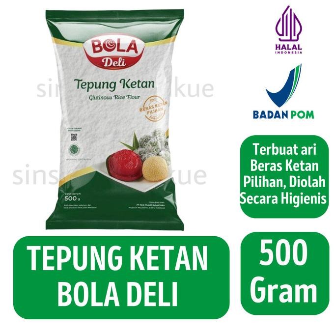 

Terlaris Tepung Ketan|Tepung Beras|Tepung Tapioka Bola Deli [500 Gram]
