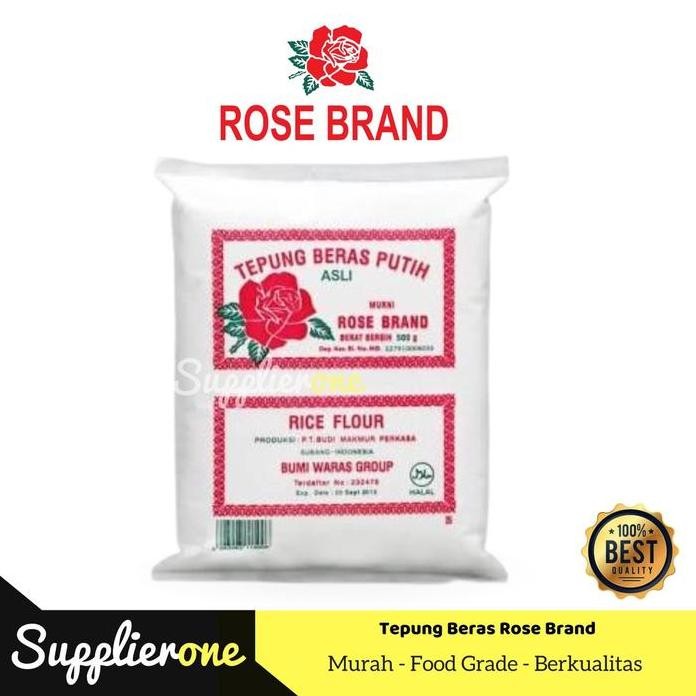 

Terlaris Rose Brand Tepung Beras 500Gr / Tepung Beras / Tepung Beras Putih