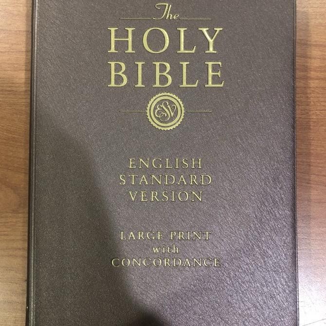 Sale | Esv The Holy Bible Large Print Eith Concordance