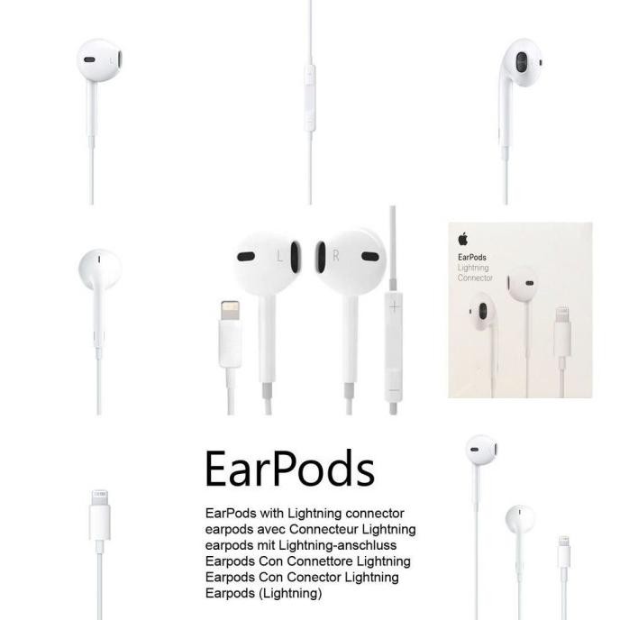 Grosir Earpods Apple Original Earphone Lightning Connector Headset Iphone