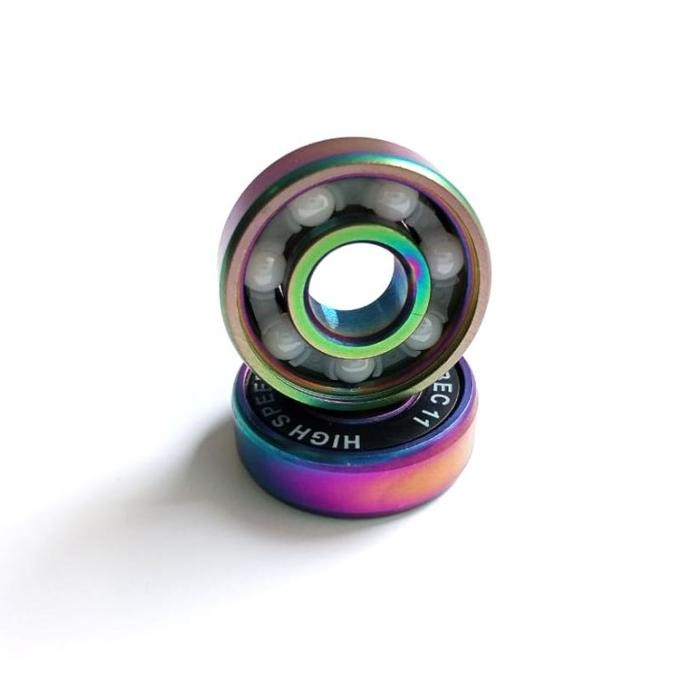 Promo 16 Pcs Abec 11 Speed Bearing Ceramic Hybrid Inline Skate Skateboard