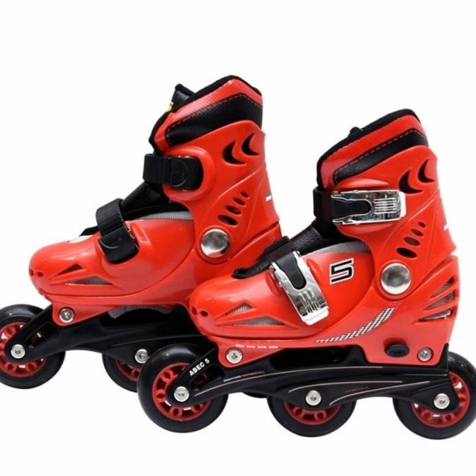 Promo Ferrari Basic Inline Skate 29-32 - Merah / Sepatu Roda Anak / Skate