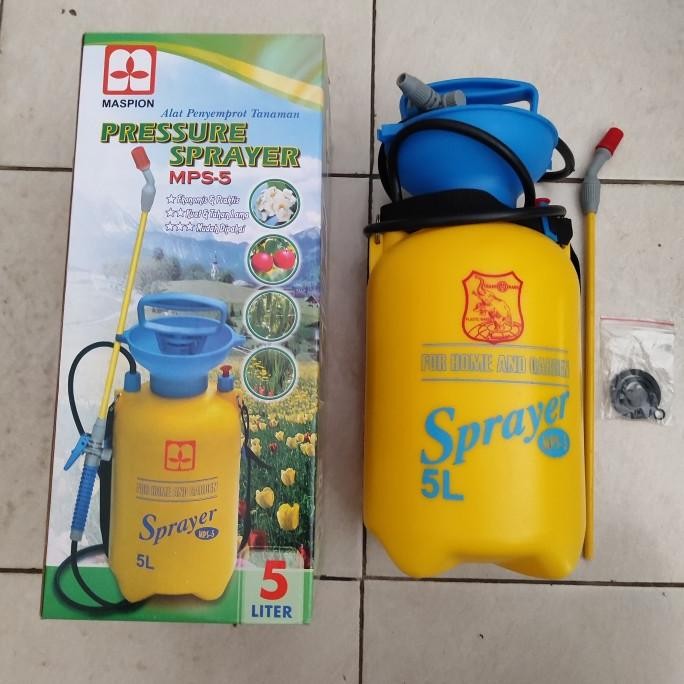 Alat Pompa Semprot Semprotan Hama Pressure Sprayer Maspion 5 Liter New Stok