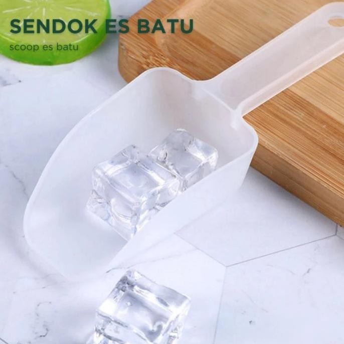 

Terlaris Sendok Skop Es Batu Plastik Sekop Tepung / Sekop Beras Multifungsi