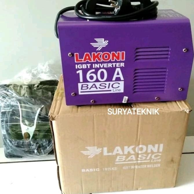 Mesin Las Lakoni 162Ix Basic Travo Las Inverter 160A 900 Watt New Stok