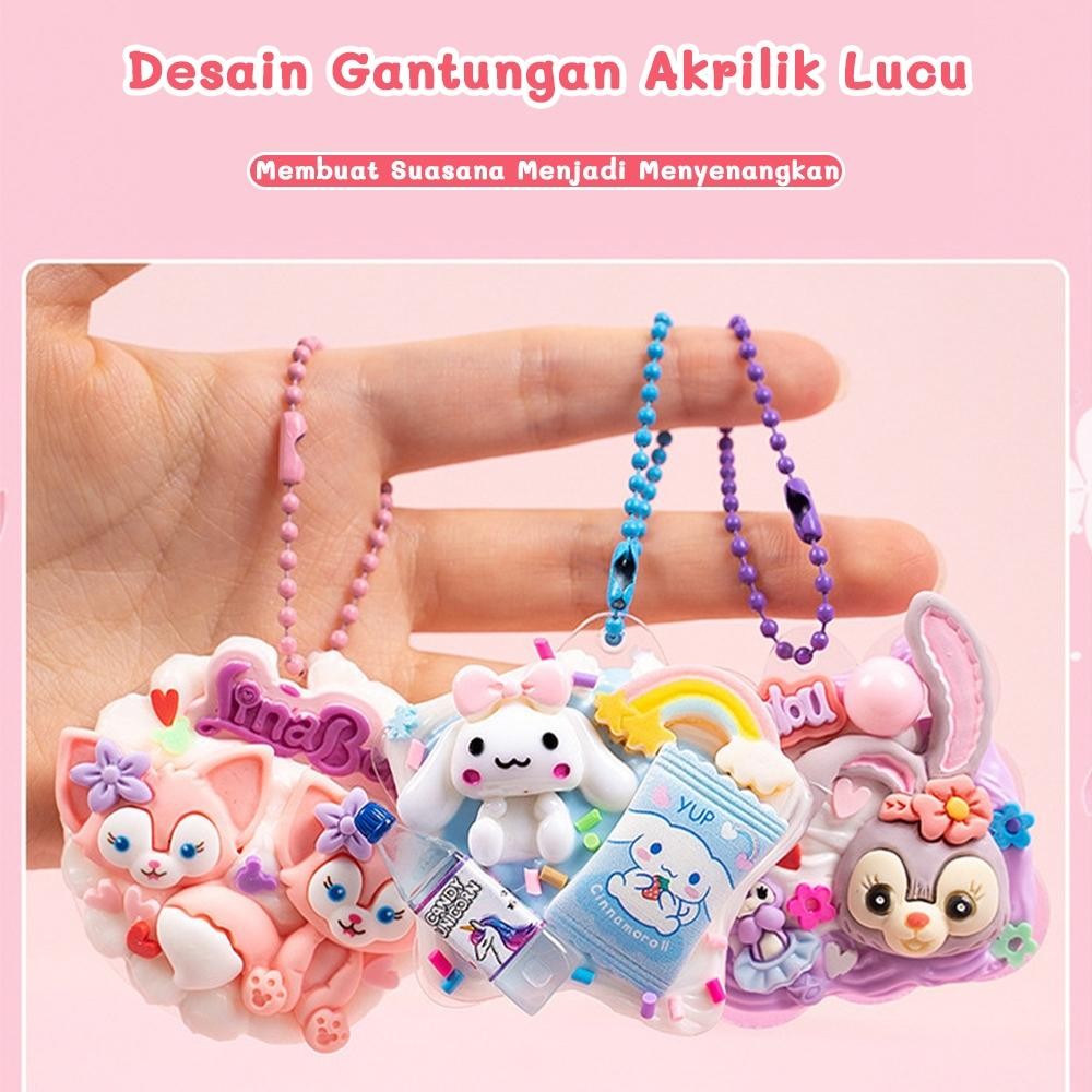 

Tatajoy Diy Gooka Set Sticker Kotak Indah Kartun Cream Gum Stiker Diy Gantungan Kunci Akrilik Set Bahan Kartu Guka Siswa Deco Diy Decals Aksesoris Set Guka Sticker Set Tools