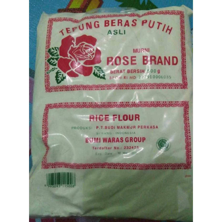 

Terlaris Tepung Beras 500Gr Rose Brand