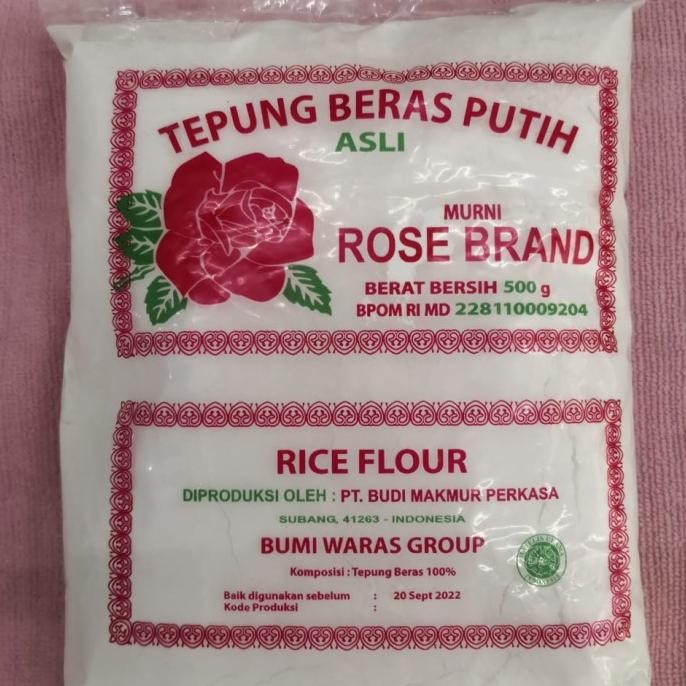 

Terlaris Tepung Beras Rose Brand 500Gr