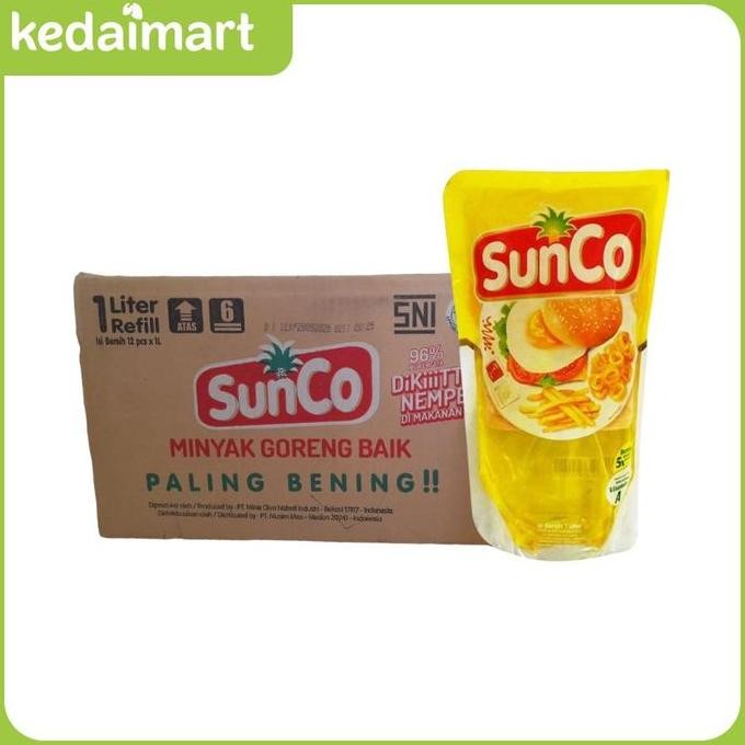 

EXP LAMA SUNCO MINYAK GORENG POUCH 1 L DUS ISI 12