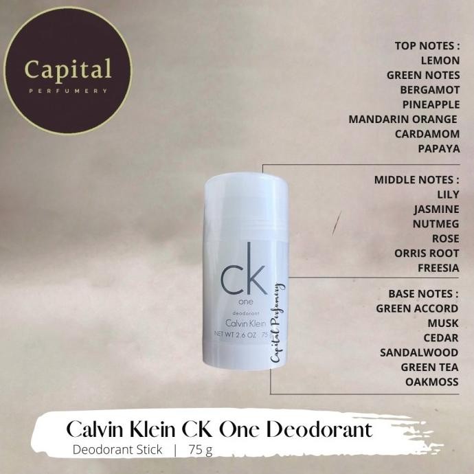 stok terbatas deodorant calvin klein ck one 75 g