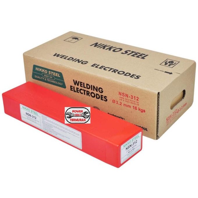 Kawat Las Nsn-312 Stainless 3.2Mm (1Kg) Nikko Steel Nsn312 Nsn 312 New Stok
