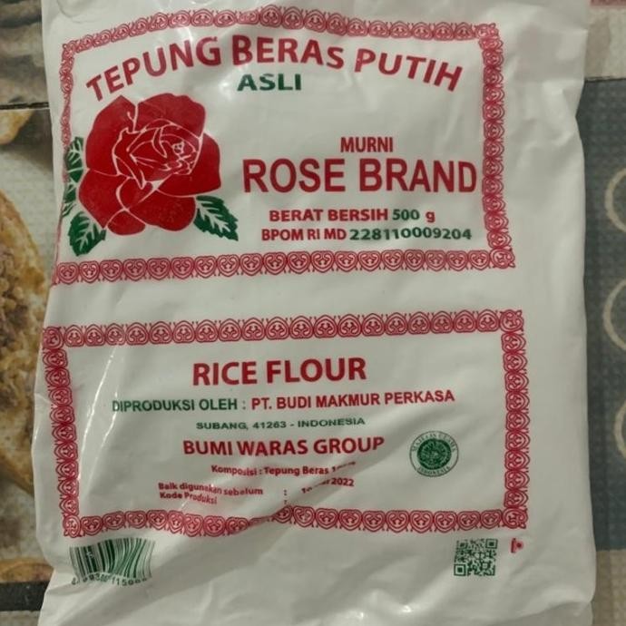 

Terlaris Tepung Beras Rose Brand 500Gr