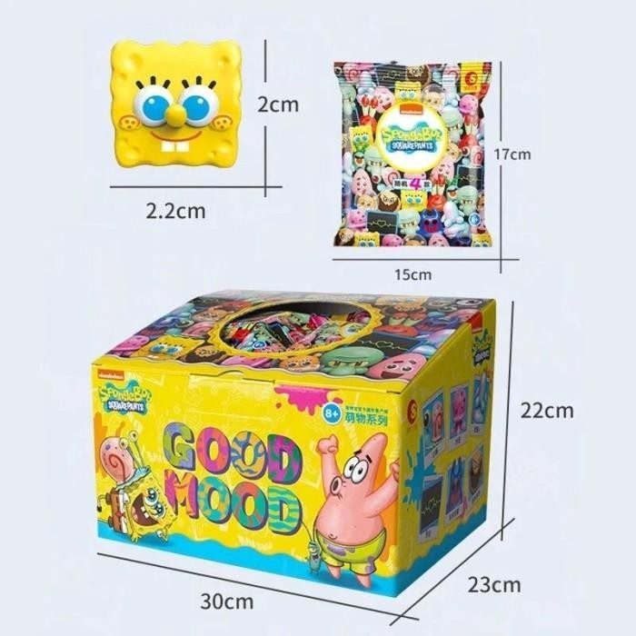 Ohsome Spongebob Blind Box Gacha Blind Bag / Mainan Gacha Isi Figure Mini Lucu / Spongebob Blind Bag